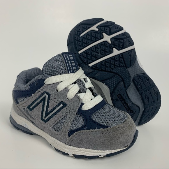 New Balance Other - New Balance 888 Athletic Gray / Navy Infant Toddler Shoes Size 4